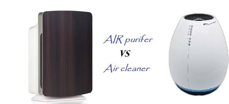 air purifier vs air cleaner