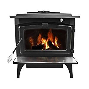 Pleasant Hearth 2,200 Square Feet Wood Burning Stove, Large