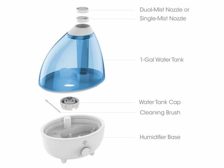 6 Best Filterless Humidifier Reviews And Buying Guide